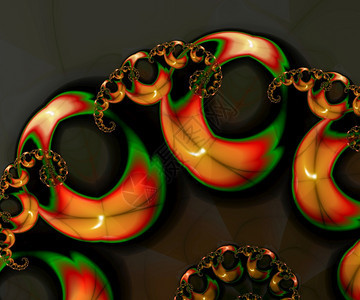 曼陀罗丰富多彩的几何计算机生成了抽象多彩的分形艺术作品用于创设计艺术家庭装饰和娱乐计算机生成了抽象多彩的分形艺术作品图片