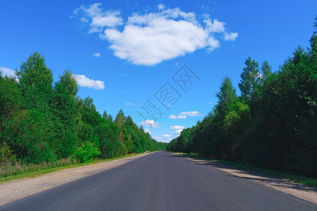 风景优美逃脱双方清空高速公路两边都有绿林图片