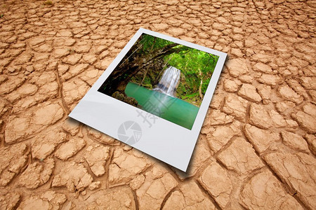 节省干旱开裂的地球背景和瀑布图地质学干燥图片