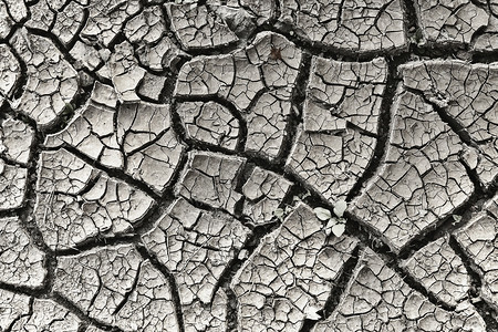 采取全球的细节干旱后土壤表面裂开夏季中期拍摄的图象图片