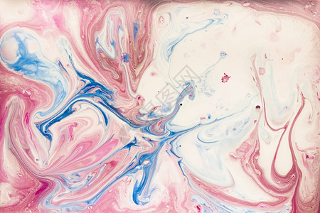 模糊抽象混合彩色涂料水漩涡图片