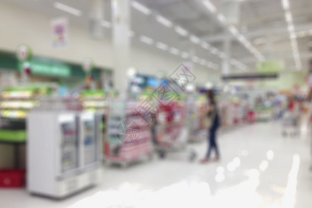 散焦卖摘要模糊的超级市和购物商场内地支付点背景材料摘要抽象的图片