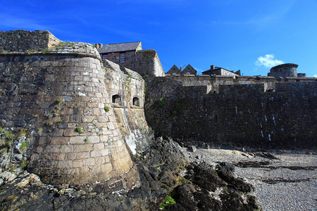 Geurnsey岛Cornet城堡联合王国海峡岛欧洲防御镇图片