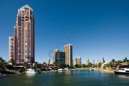 高楼公寓大澳利亚昆士兰Surfers天堂当代的住房家图片