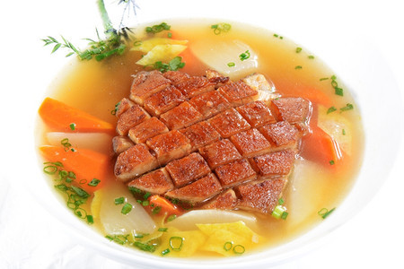 烹饪白种背景的菜猪肉叉煮沸胃图片