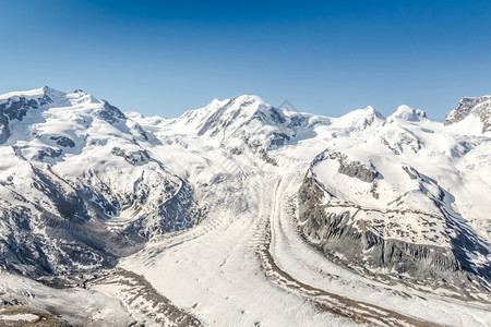 范围生动天堂瑞士阿尔卑斯山蓝天空雪脉风景瑞士阿尔卑斯山图片