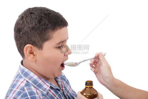 因流感服咳嗽药物的儿童图片