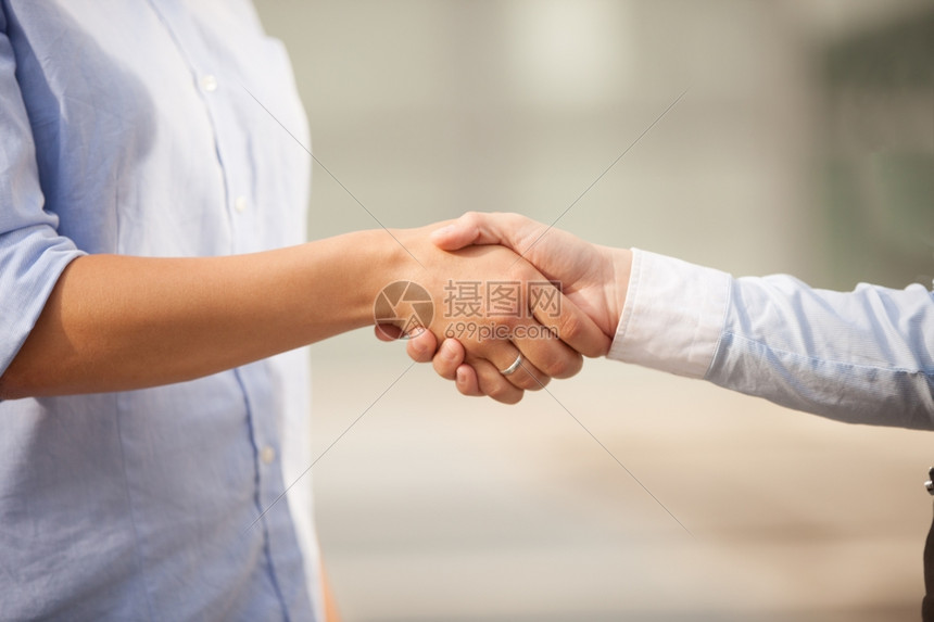 统一人们发现握手寻找协议概念相片签名图片