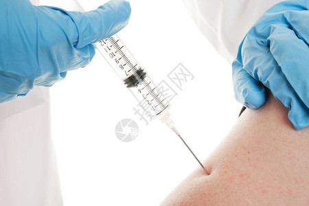 免疫注射入手臂的H1N流感工人破伤风图片