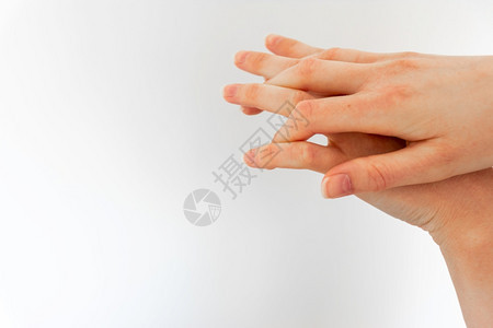 洗手消毒预防背景图片