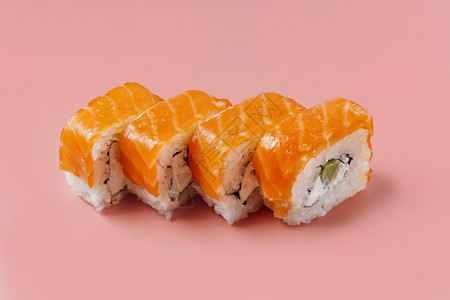 织物紫菜健康传统日本寿司成份高角图片