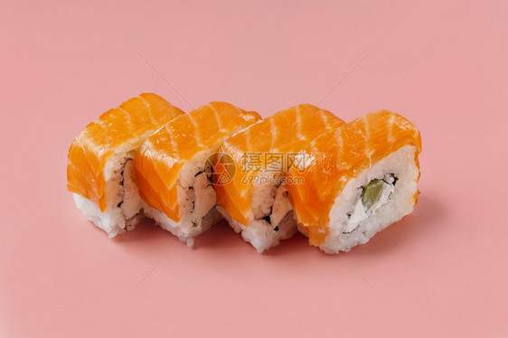 织物紫菜健康传统日本寿司成份高角图片
