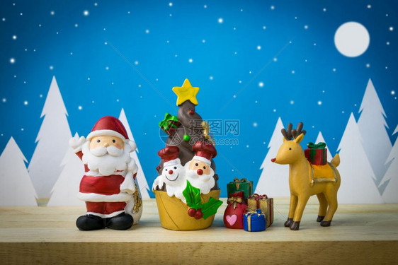 用于圣诞节装饰的儿童玩具假期圣诞老人雪图片
