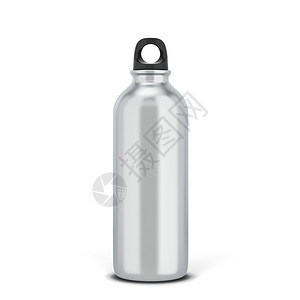 养护为了白色背景上孤立的液体三维插图空运动瓶保护图片