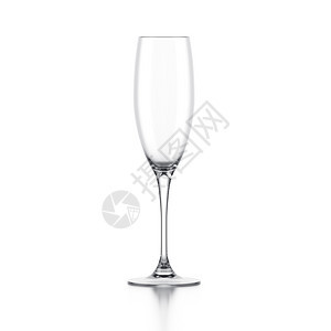 香槟杯在白色背景的香槟杯上被隔绝葡萄酒喝浪漫的图片