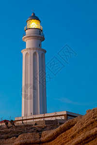 阿科斯塔海信标美妙的灯塔名为Trafalgarrsquos灯塔位于加的斯特拉法省卡迪斯灯塔图片