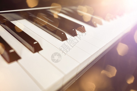 声音盛大3d翻译经典钢琴键盘背景型的图片