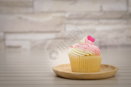 卡路里纸杯蛋糕育肥Cupcake饼的装饰美极了光亮明AF点选择图片