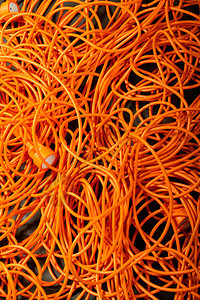 网络活力橙色抽象电缆背景有趣的浅光拷贝粘贴纹理和自然多彩的交融乐队图片