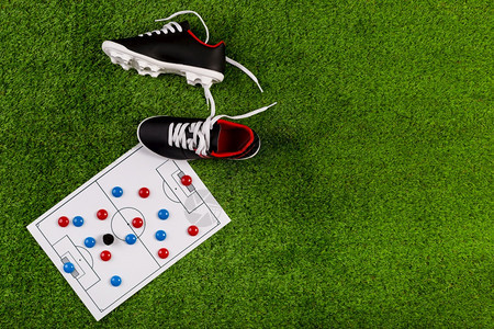 地面躺着高分辨率光有板鞋的足球成像优质照片高品和照片平坦的图片