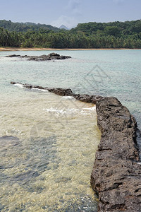 目的地圣多美和普林西比圣多美和普林西比非洲岛的拉亚科全景对我来说图片