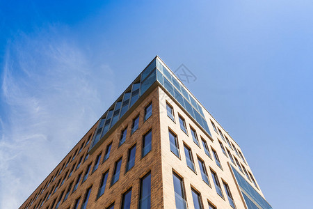 外部的市中心在汉堡奥尔托纳的办公室和商业大楼上角抽象照相片Septhlookingphoto城市图片