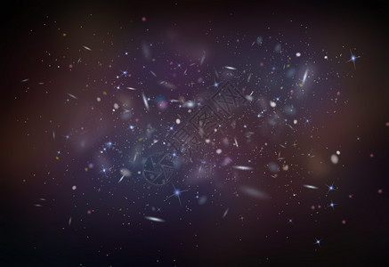 科学说明用深色描述天银星系概念的插图等离子体天文学图片