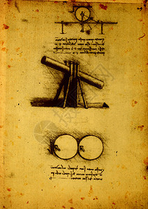 14世纪LeonardodaVincie工程图画项目14日佛法图片
