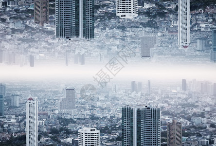 传感器未来城市智能天线技术背景现代的图片