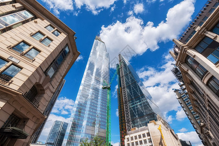 场景团结的股票伦敦英国金融区的摩天大楼英国伦敦金融区的摩天大楼图片
