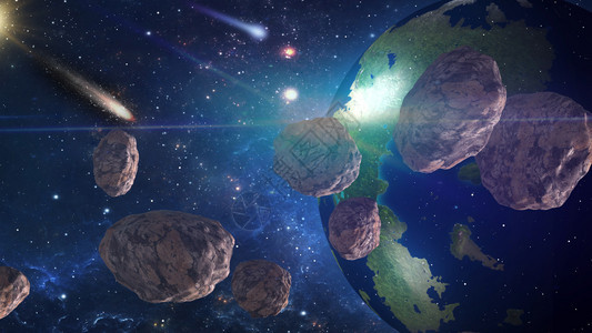 陨石正在接近地球由美国宇航局提供的这张图片危险和睦元素小行星接近地球由美国宇航局提供的这张图片元素威胁轨道科学图片