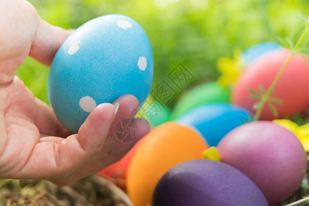 庆典复活节鸡蛋传统黄色的图片
