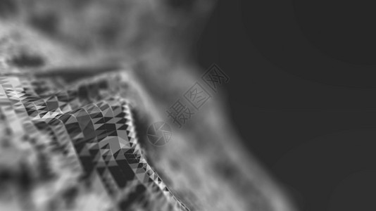 人造的商业黑色抽象技术背景3dgridCyber技术Ai线网络未来框网络安全背景抽象技术网络安全插图图片