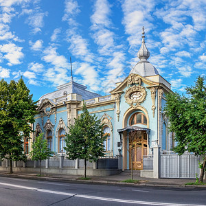 公园乌克兰基辅0712Polyakov豪宅或乌克兰基辅小马里因斯宫位于乌克兰基辅的波里雅科夫独立之家著名的历史图片