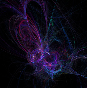 柔软的发光a螺旋图一个能量紧张力电黑色背景的象征a发光螺旋图一个