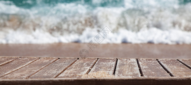 热的关闭在白色沙子和海浪旅行背景抽象的阳光图片