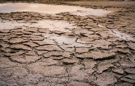 荒芜热无水气候变化和干旱土地水危机干旱气候裂土全球变暖环境问题自然灾害干燥土壤质地背景干燥和龟裂的皮肤需要水分概念图片