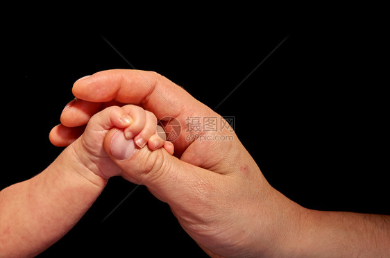 接触孩子女成人手中的新生儿信托基金图片