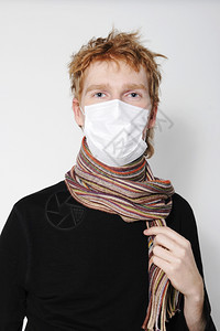 面罩流感AH1N喷嚏痛过敏图片