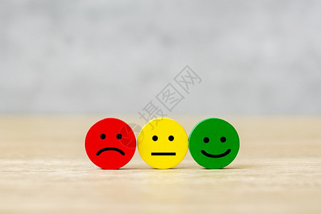 情感面块客户选择表情符号进行用户评论服务级排名客户评论满意度情绪评价和反馈概念经验轮询帕努瓦图片
