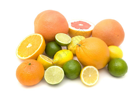 不同类型的柑橘水果节食生活吃图片