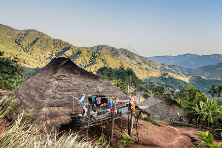 泰王国山区部落村麦越南亚洲人图片