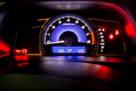 颜色夜间现代汽车仪表板辆时间图片