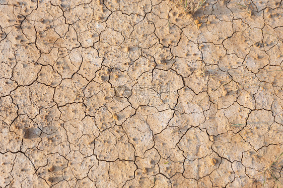 泥黏土损害棕色干或破碎的地质背景图片