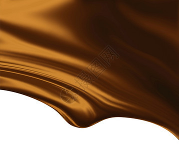 配料酱白色背景的融化巧克力美味的图片