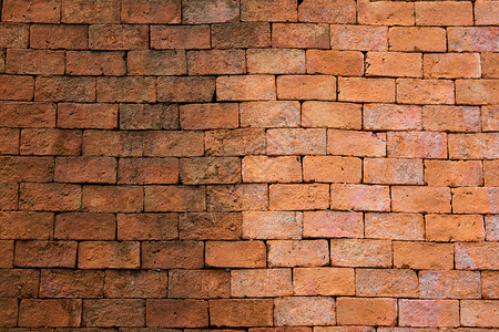 正方形艺术粗糙的古砖墙背景和形态橙色背景图片