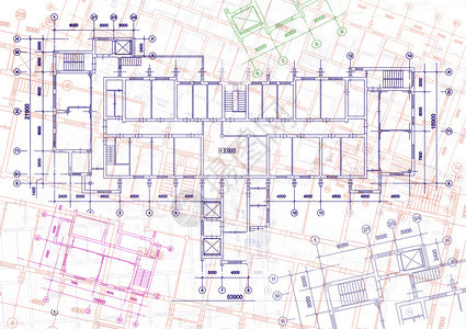 建筑背景与技术图纸蓝系列场地规划纹理房屋蓝图纸建筑项目的一部分与技术图纸的建筑背景蓝图计划纹理建筑项目的绘图部分规模测量几何学图片