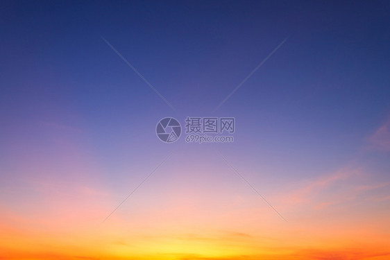 天堂日出橙色空背景纹理白云日落夏天图片
