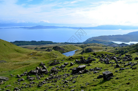 从苏格兰斯托尔老人所见高地湖长于苏格兰景观人存储图片