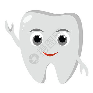 可爱有趣的牙齿图标口腔卫生儿童护理插图可爱有趣的牙齿图标口腔卫生儿童护理大括号孩子们龋齿图片
